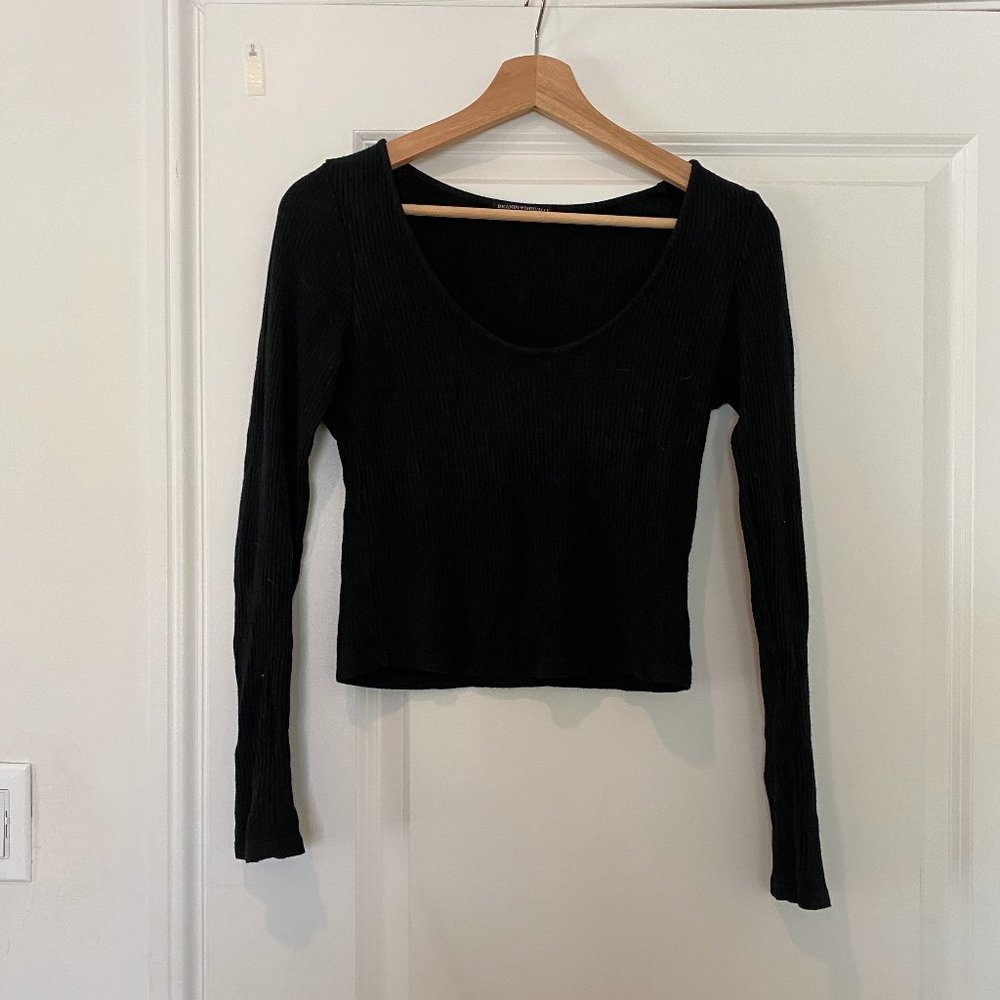 Ribbed Long Sleeve Top